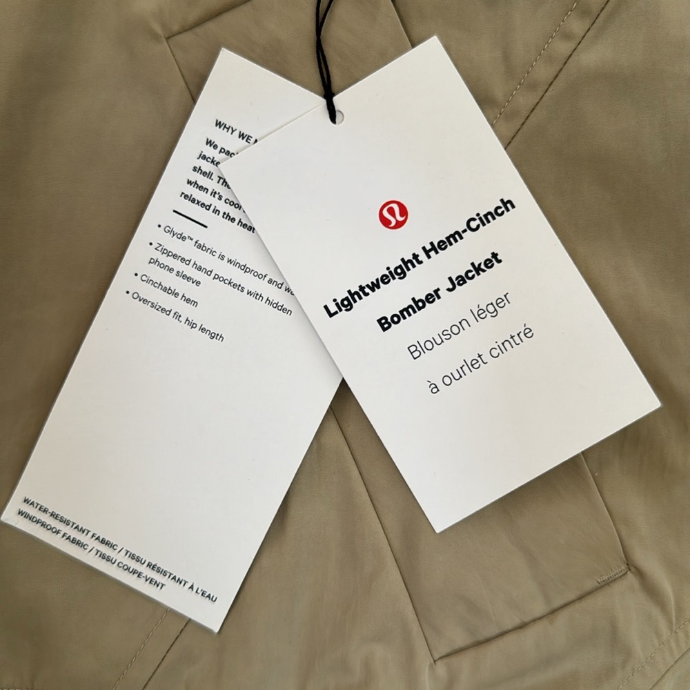 Lightweight Hem-Cinch Bomber Jacket - Picture 7 of 9